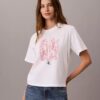 T-shirt à col rond avec imprimé urbain T-shirt à col rond avec imprimé urbain