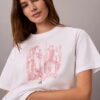T-shirt à col rond avec imprimé urbain T-shirt à col rond avec imprimé urbain