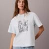 T-shirt à col rond avec imprimé urbain T-shirt à col rond avec imprimé urbain