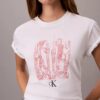 T-shirt à col rond avec imprimé urbain T-shirt à col rond avec imprimé urbain