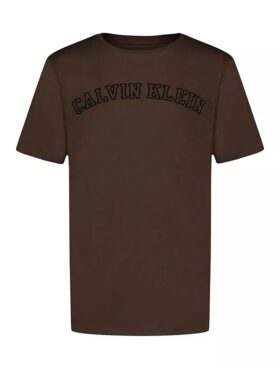 T-shirt à col rond avec logo sérigraphié pour garçons