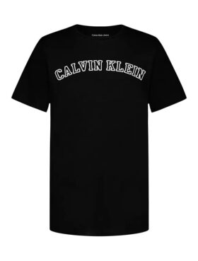 T-shirt à col rond avec logo sérigraphié pour garçons