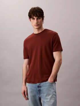 T-shirt à col rond en coton Supima