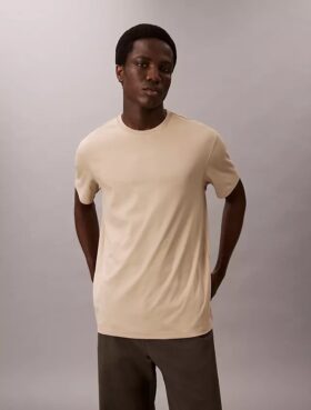 T-shirt à col rond en coton Supima