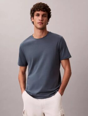 T-shirt à col rond en coton Supima