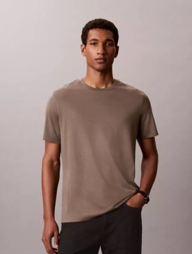 T-shirt à col rond en coton Supima