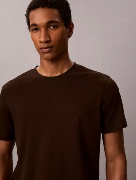T-shirt à col rond en coton Supima