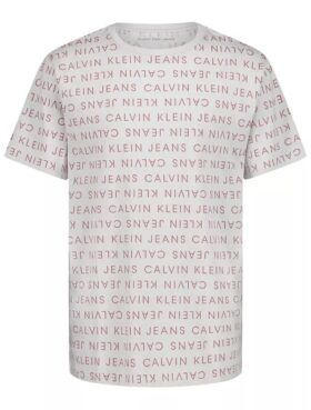 T-shirt à col rond pour garçons avec imprimé intégral