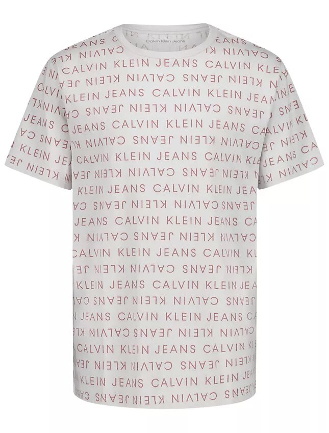 T-shirt à col rond pour garçons avec imprimé intégral T-shirt à col rond pour garçons avec imprimé intégral