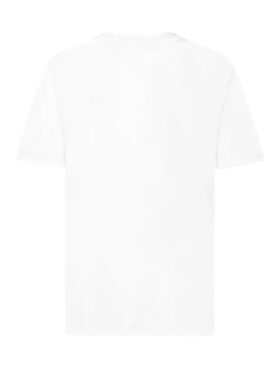 T-shirt à col rond pour garçons avec logo CK en lettres majuscules
