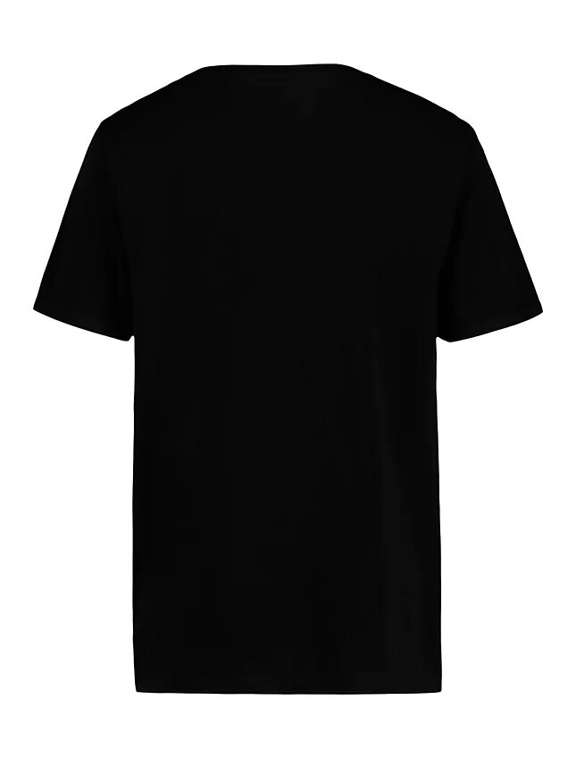 T-shirt à col rond à rayures Monologo pour garçons T-shirt à col rond à rayures Monologo pour garçons