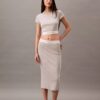 T-shirt court en Cotton Stretch côtelé T-shirt court en Cotton Stretch côtelé