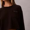 T-shirt court en jersey de coton avec logo T-shirt court en jersey de coton avec logo