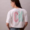 T-shirt court et ample Marc Hundley Pride Viva Love T-shirt court et ample Marc Hundley Pride Viva Love