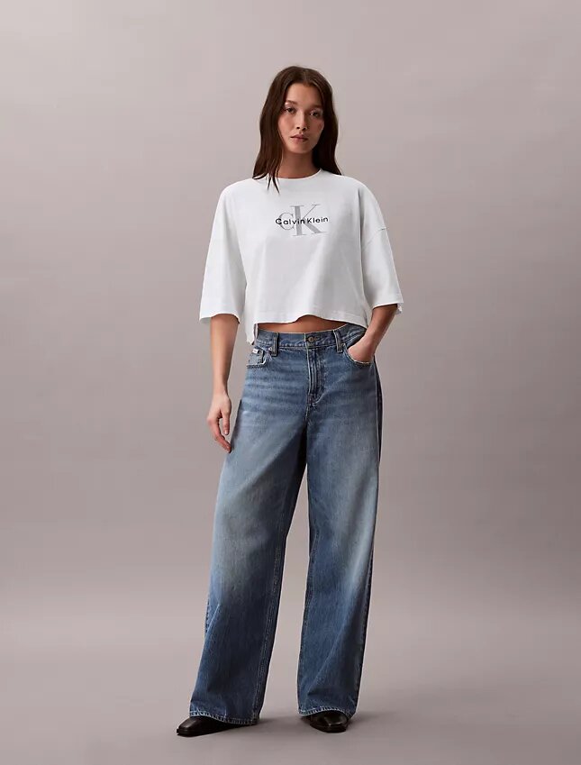 T-shirt court et carré Monologo T-shirt court et carré Monologo