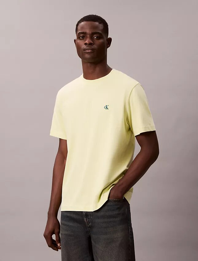 T-shirt décontracté avec Monogram brodé T-shirt décontracté avec Monogram brodé