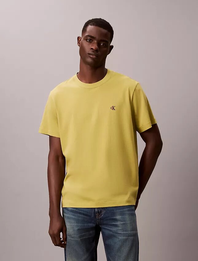 T-shirt décontracté avec Monogram brodé T-shirt décontracté avec Monogram brodé