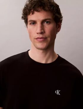 T-shirt décontracté avec Monogram brodé