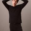 T-shirt de nuit CK Black Slim à col rond T-shirt de nuit CK Black Slim à col rond