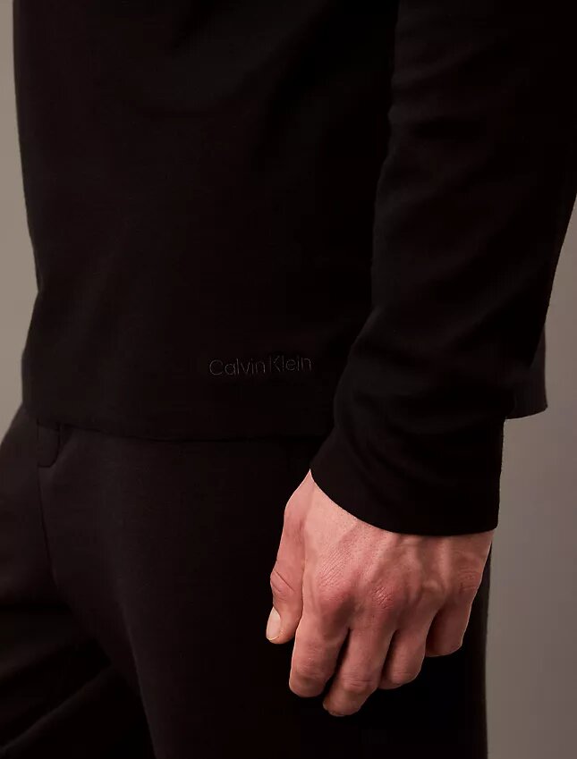 T-shirt de nuit CK Black Slim à col rond T-shirt de nuit CK Black Slim à col rond