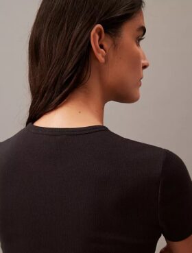 T-shirt en coton à côtes