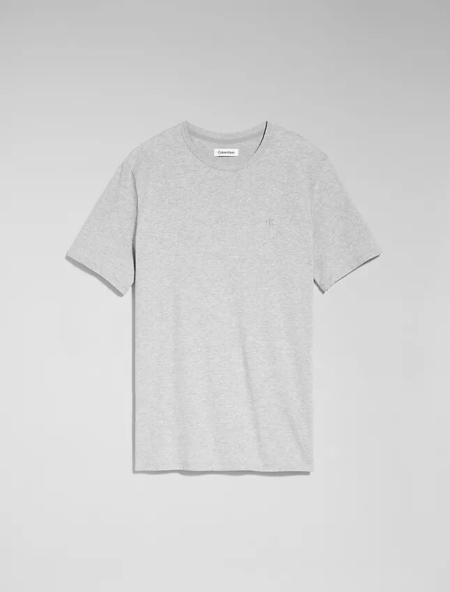 T-shirt en coton lisse avec Monogram T-shirt en coton lisse avec Monogram