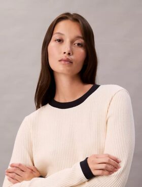 T-shirt en maille gaufrée