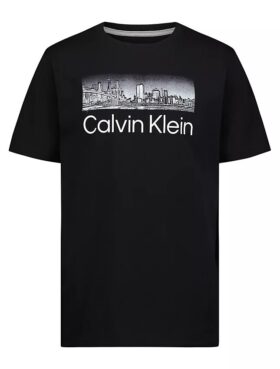 T-shirt graphique pour garçons avec la silhouette de New York