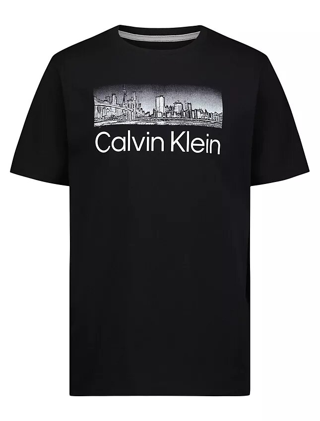 T-shirt graphique pour garçons avec la silhouette de New York T-shirt graphique pour garçons avec la silhouette de New York