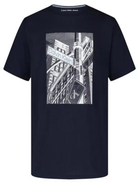 T-shirt graphique pour garçons avec panneau de ville