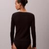 T-shirt Henley en Cotton Stretch côtelé T-shirt Henley en Cotton Stretch côtelé