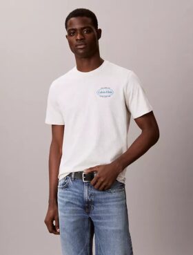 T-shirt à logo graphique Calvin Klein Diner