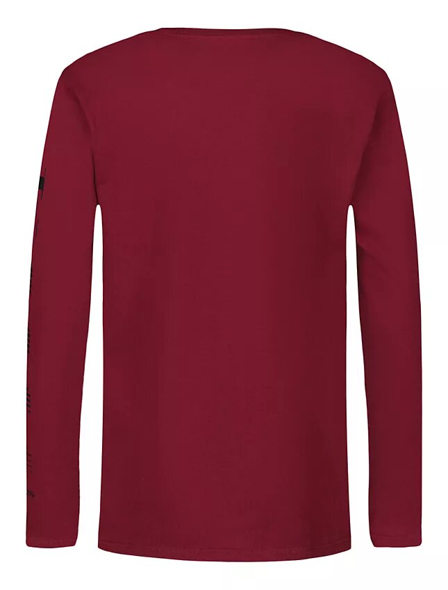 T-shirt à manches longues à rayures dégradées et Monogram pour garçons T-shirt à manches longues à rayures dégradées et Monogram pour garçons