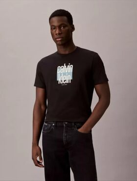 T-shirt moderne à logo graphique Calvin Klein
