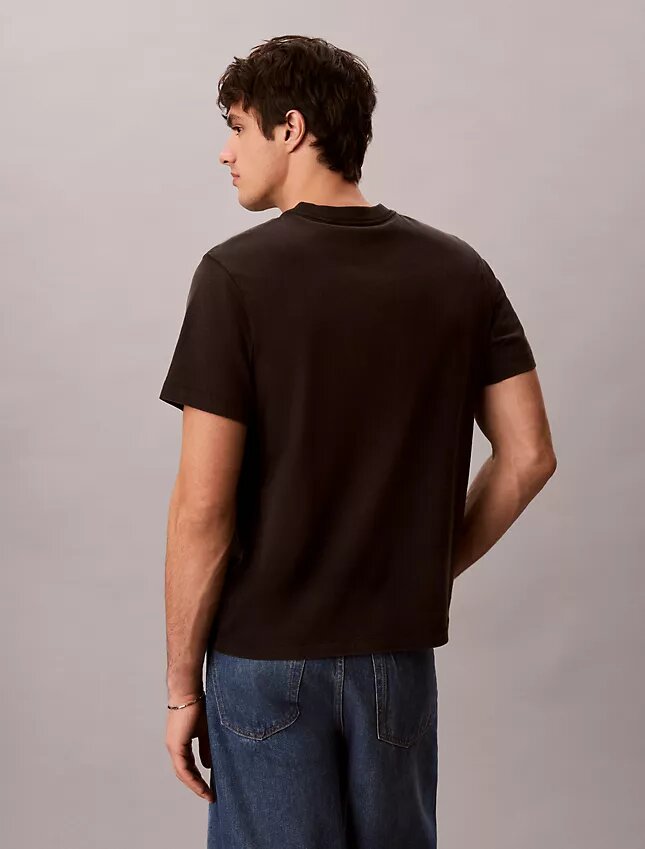 T-shirt Monologo délavé à l’acide T-shirt Monologo délavé à l’acide