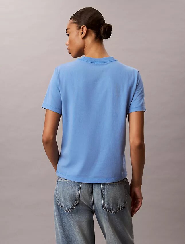 T-shirt Monologo délavé à l’acide T-shirt Monologo délavé à l’acide