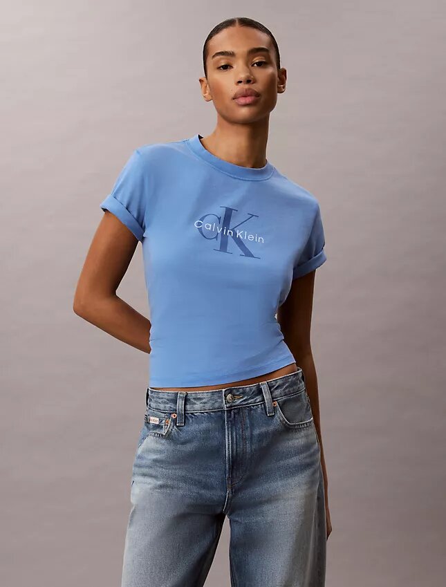 T-shirt Monologo délavé à l’acide T-shirt Monologo délavé à l’acide