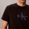 T-shirt Monologo délavé à l’acide T-shirt Monologo délavé à l’acide