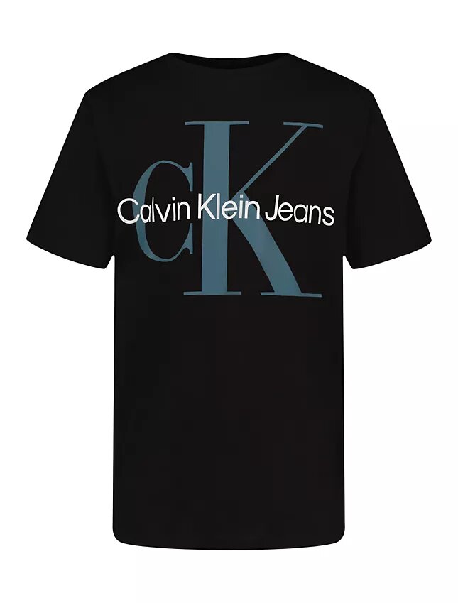 T-shirt oversize à col rond et Monogram pour garçons T-shirt oversize à col rond et Monogram pour garçons