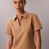 T-shirt polo en ponte T-shirt polo en ponte