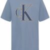 T-shirt pour garçons avec logo Monogram en point de chaînette T-shirt pour garçons avec logo Monogram en point de chaînette