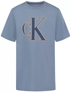 T-shirt pour garçons avec logo Monogram en point de chaînette