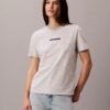 T-shirt rayé avec logo CK T-shirt rayé avec logo CK