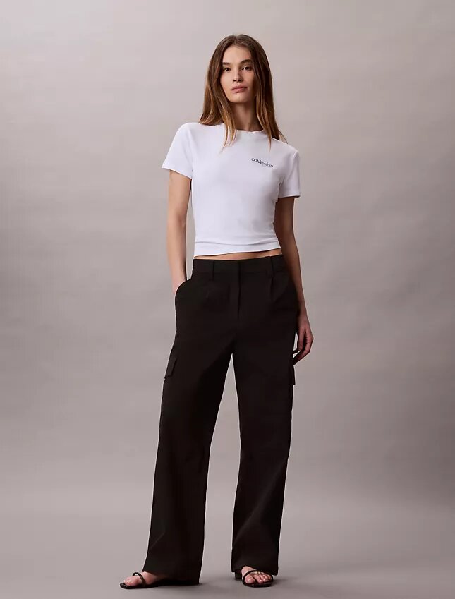 T-shirt slim avec logo T-shirt slim avec logo
