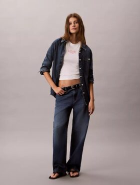 T-shirt slim avec logo