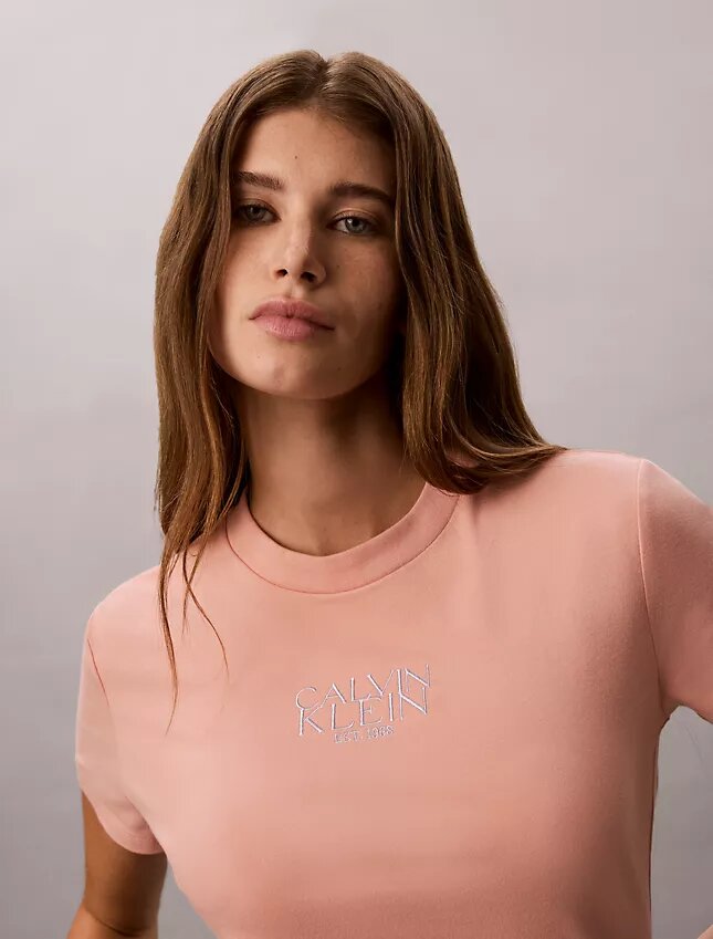 T-shirt slim avec logo T-shirt slim avec logo