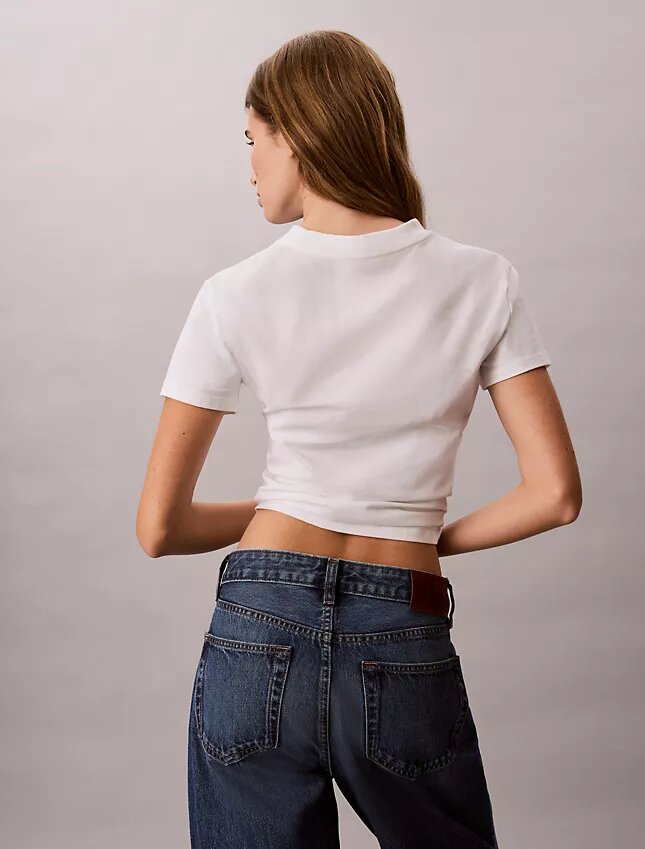 T-shirt slim avec logo T-shirt slim avec logo