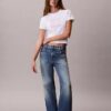 T-shirt slim avec logo en lettres T-shirt slim avec logo en lettres