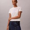 T-shirt slim avec logo en relief T-shirt slim avec logo en relief