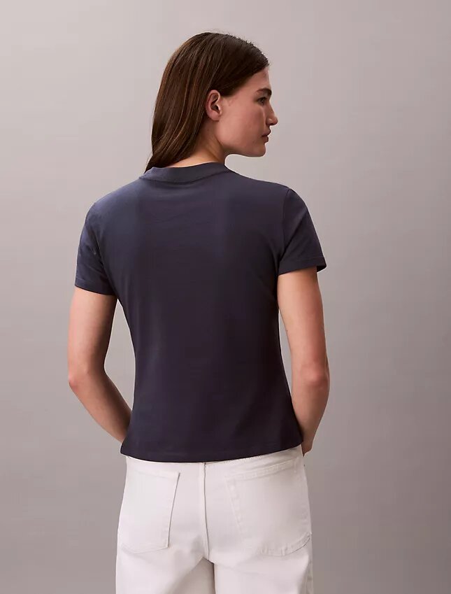 T-shirt slim avec logo en relief T-shirt slim avec logo en relief